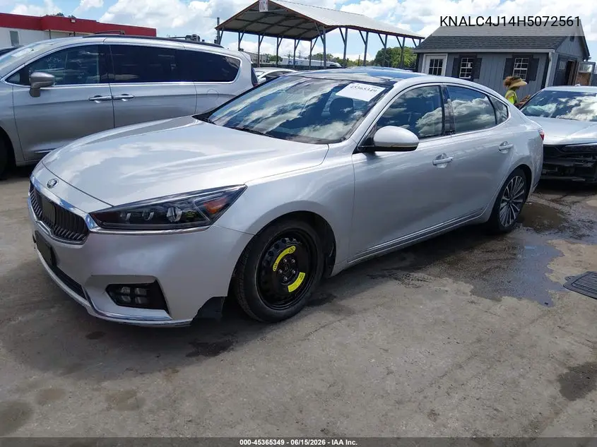 2017 Kia Cadenza Technology VIN: KNALC4J14H5072561 Lot: 45365349