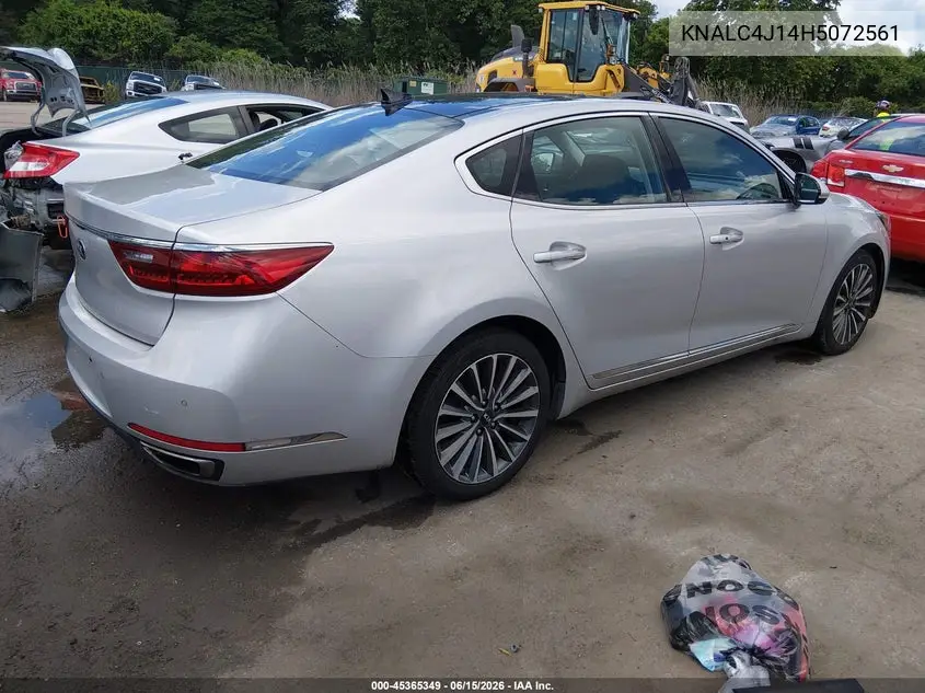 2017 Kia Cadenza Technology VIN: KNALC4J14H5072561 Lot: 45365349