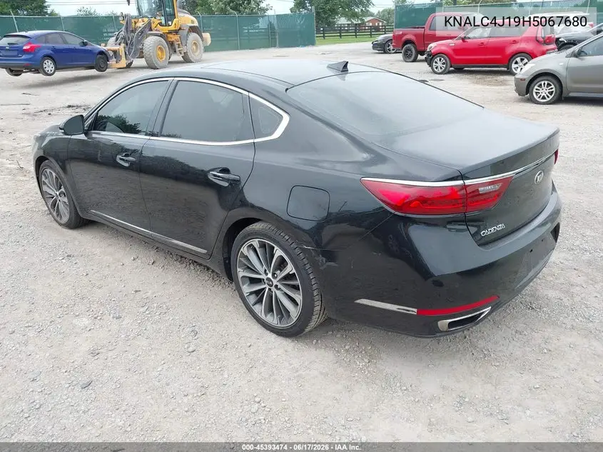 2017 Kia Cadenza Technology VIN: KNALC4J19H5067680 Lot: 45393474