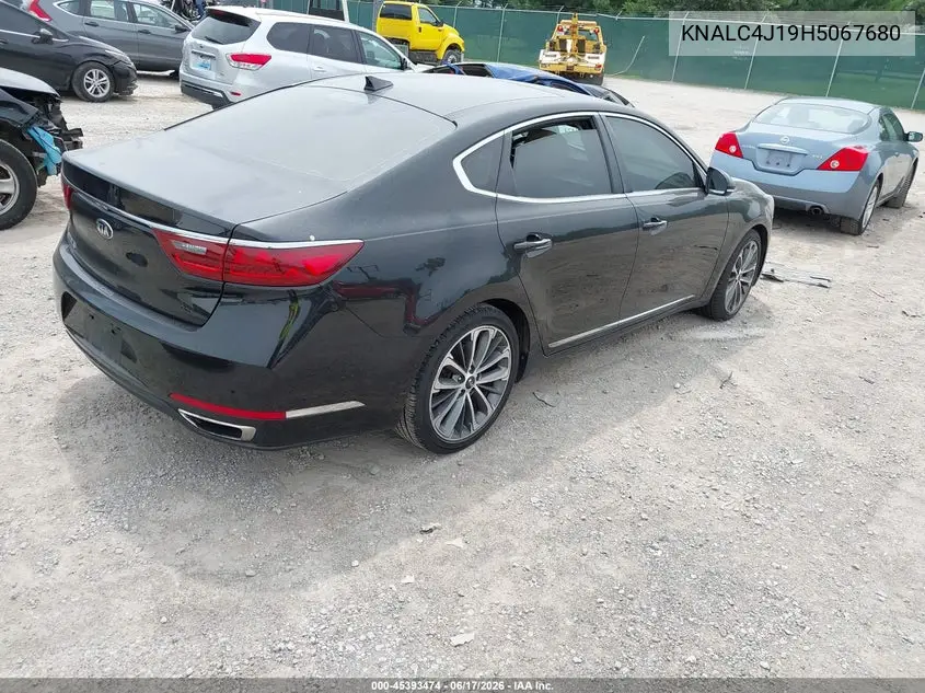 2017 Kia Cadenza Technology VIN: KNALC4J19H5067680 Lot: 45393474