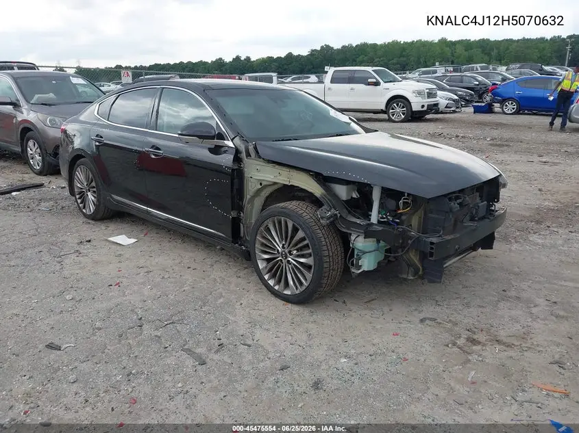 2017 Kia Cadenza Limited VIN: KNALC4J12H5070632 Lot: 45475554