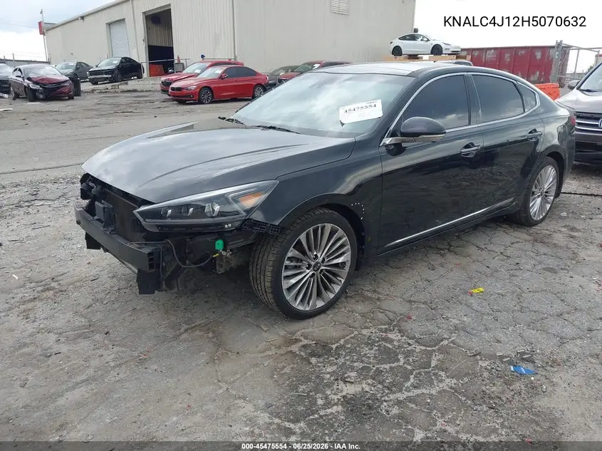 2017 Kia Cadenza Limited VIN: KNALC4J12H5070632 Lot: 45475554