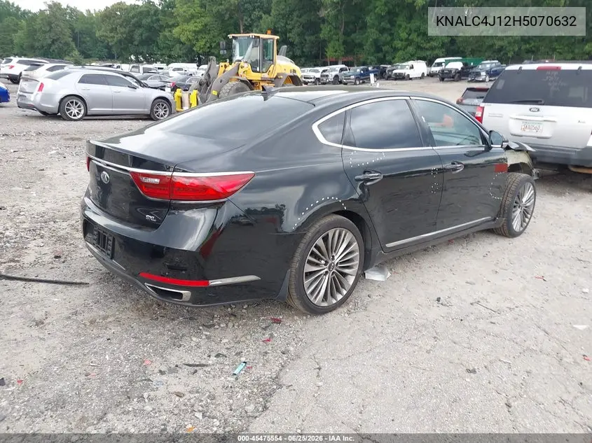 2017 Kia Cadenza Limited VIN: KNALC4J12H5070632 Lot: 45475554