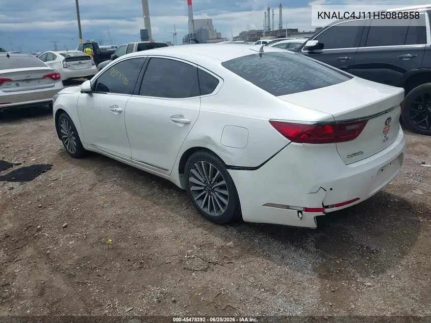2017 Kia Cadenza Premium VIN: KNALC4J11H5080858 Lot: 45478392