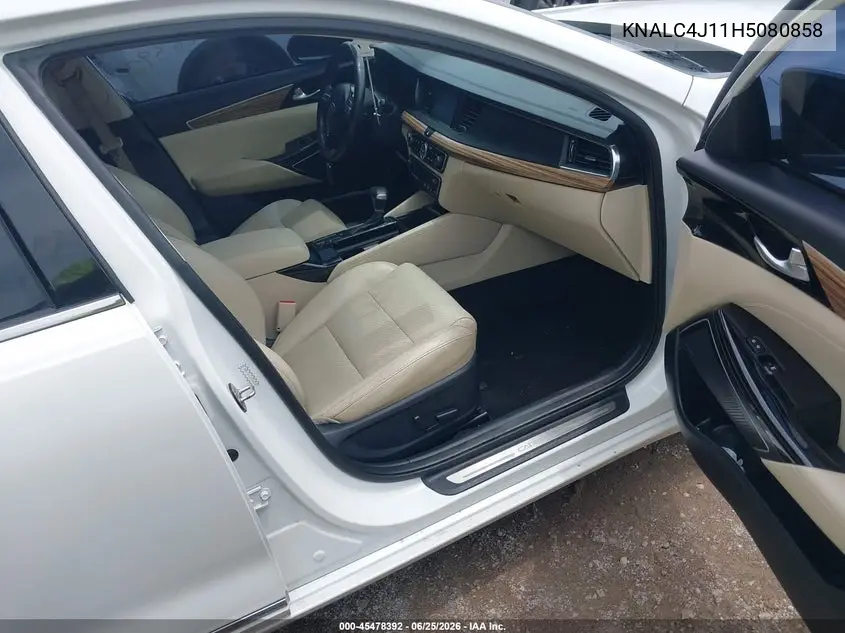 2017 Kia Cadenza Premium VIN: KNALC4J11H5080858 Lot: 45478392