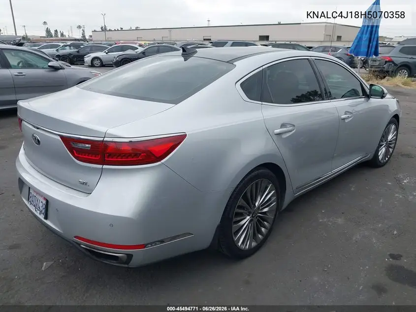 2017 Kia Cadenza Limited VIN: KNALC4J18H5070358 Lot: 45494771