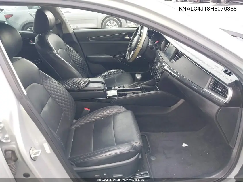 2017 Kia Cadenza Limited VIN: KNALC4J18H5070358 Lot: 45494771