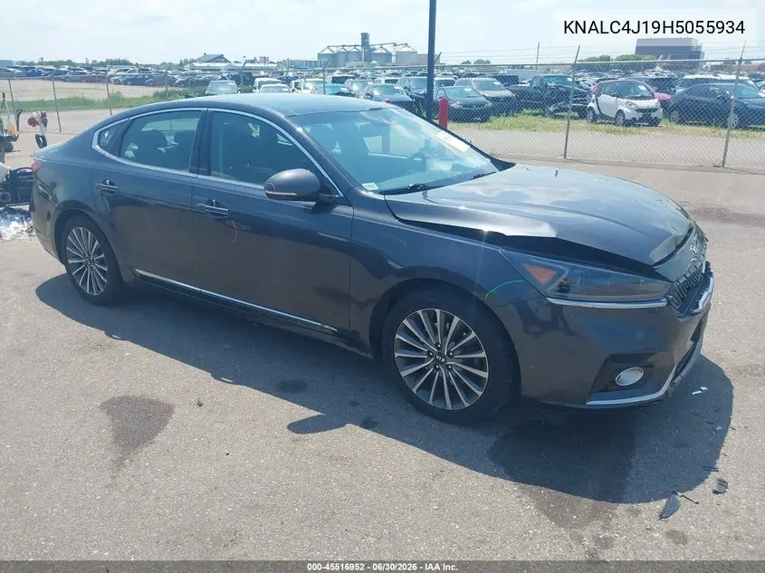 2017 Kia Cadenza Premium VIN: KNALC4J19H5055934 Lot: 45516952