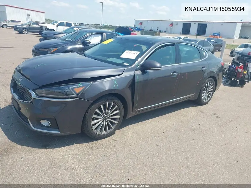 2017 Kia Cadenza Premium VIN: KNALC4J19H5055934 Lot: 45516952