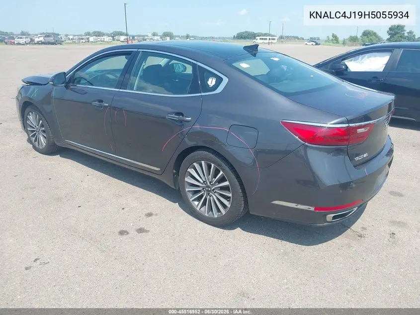 2017 Kia Cadenza Premium VIN: KNALC4J19H5055934 Lot: 45516952