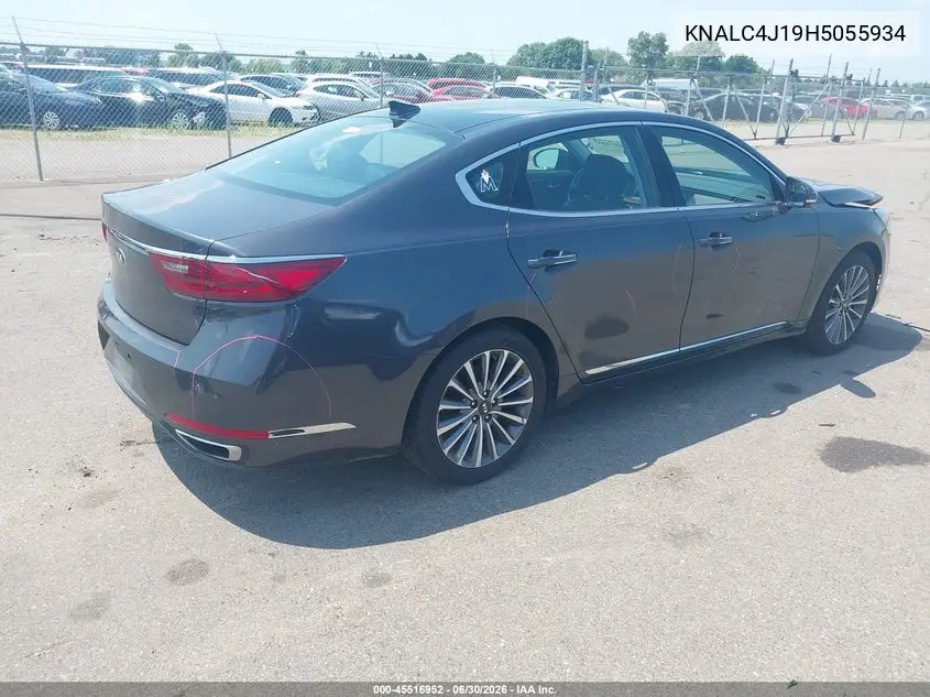 2017 Kia Cadenza Premium VIN: KNALC4J19H5055934 Lot: 45516952
