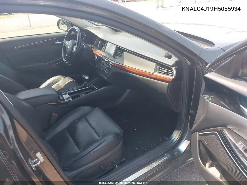 2017 Kia Cadenza Premium VIN: KNALC4J19H5055934 Lot: 45516952