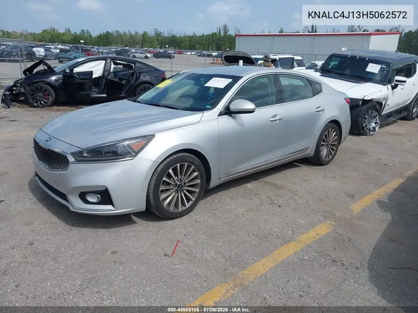 2017 Kia Cadenza Premium VIN: KNALC4J13H5062572 Lot: 45585105