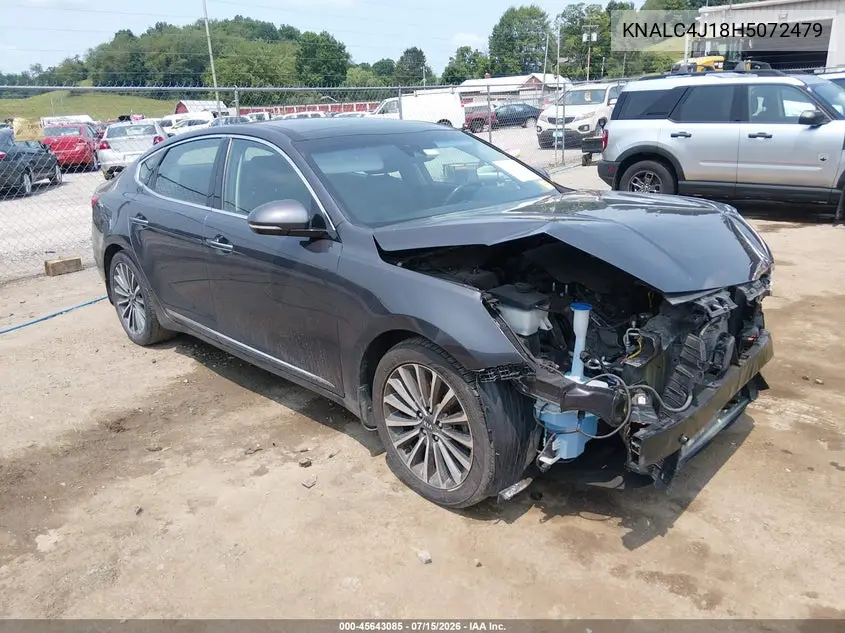 2017 Kia Cadenza Technology VIN: KNALC4J18H5072479 Lot: 45643085