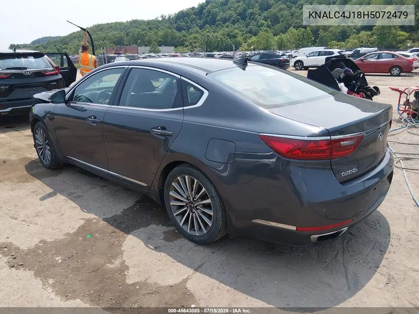 2017 Kia Cadenza Technology VIN: KNALC4J18H5072479 Lot: 45643085