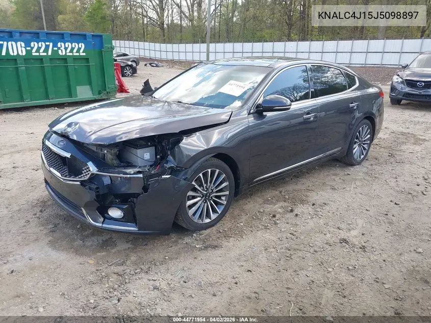 2018 Kia Cadenza Premium VIN: KNALC4J15J5098897 Lot: 44771954
