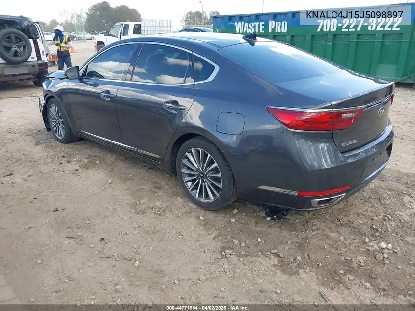 2018 Kia Cadenza Premium VIN: KNALC4J15J5098897 Lot: 44771954