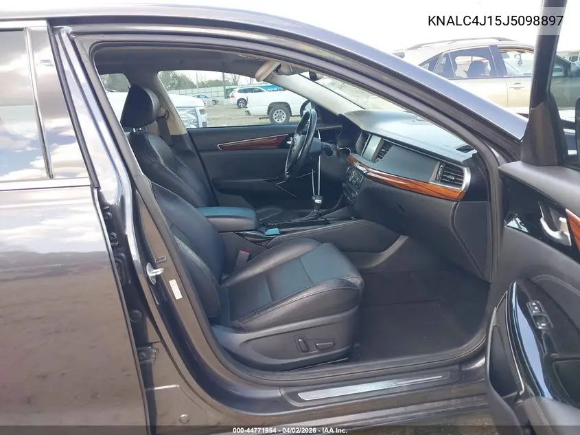 2018 Kia Cadenza Premium VIN: KNALC4J15J5098897 Lot: 44771954
