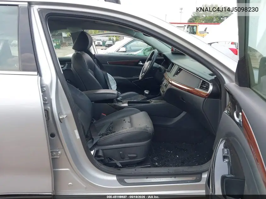 2018 Kia Cadenza Premium VIN: KNALC4J14J5098230 Lot: 45119127