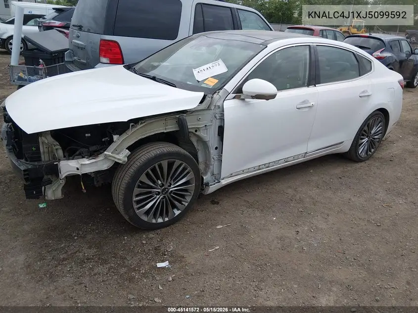 2018 Kia Cadenza Limited VIN: KNALC4J1XJ5099592 Lot: 45141572