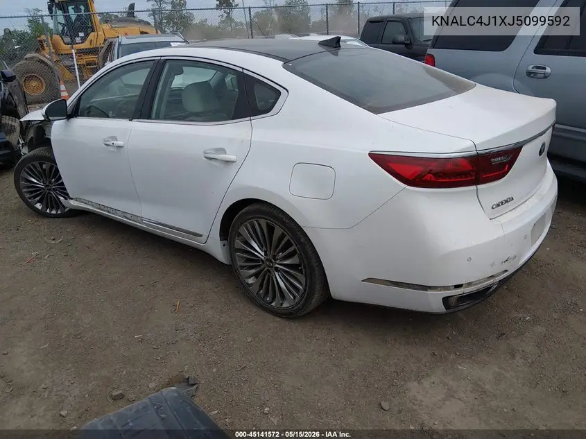 2018 Kia Cadenza Limited VIN: KNALC4J1XJ5099592 Lot: 45141572