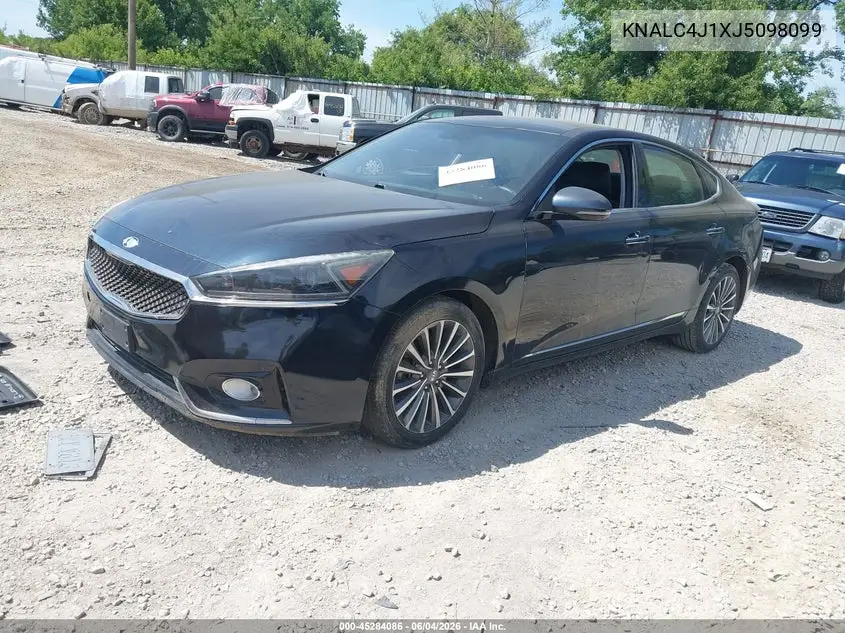 2018 Kia Cadenza Premium VIN: KNALC4J1XJ5098099 Lot: 45284086