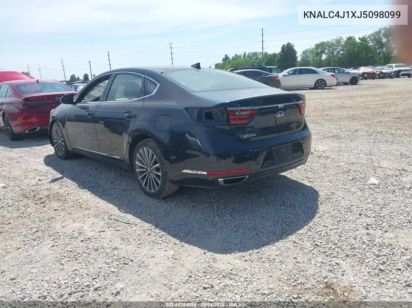 2018 Kia Cadenza Premium VIN: KNALC4J1XJ5098099 Lot: 45284086