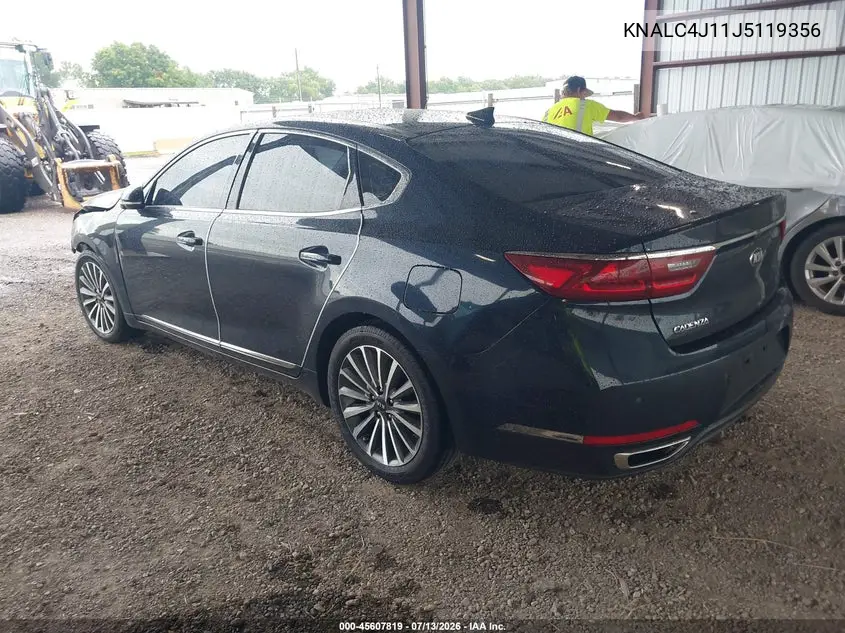 2018 Kia Cadenza Premium VIN: KNALC4J11J5119356 Lot: 45607819