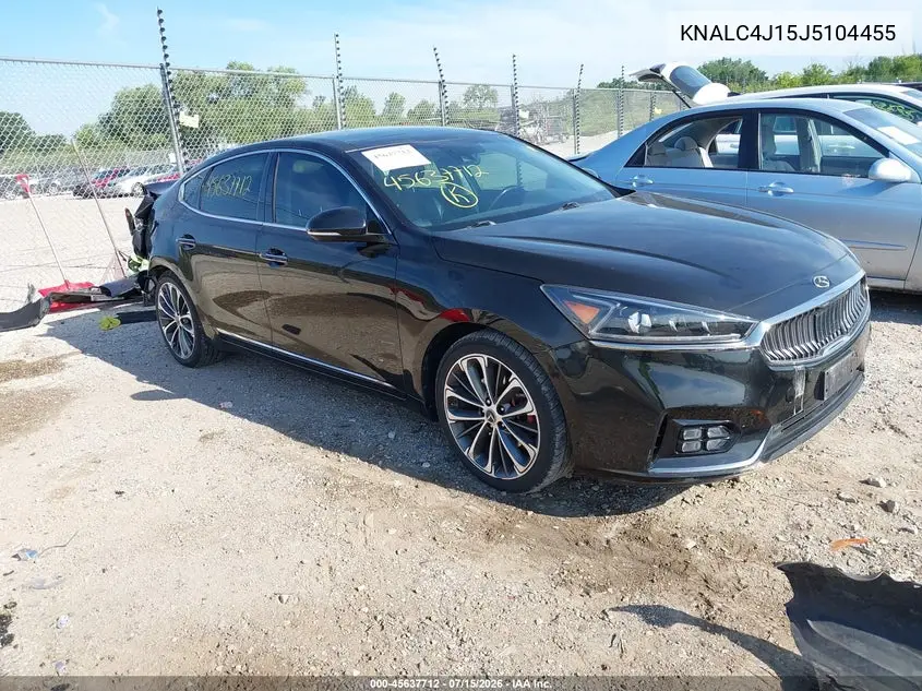 2018 Kia Cadenza Technology VIN: KNALC4J15J5104455 Lot: 45637712