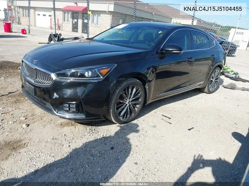 2018 Kia Cadenza Technology VIN: KNALC4J15J5104455 Lot: 45637712