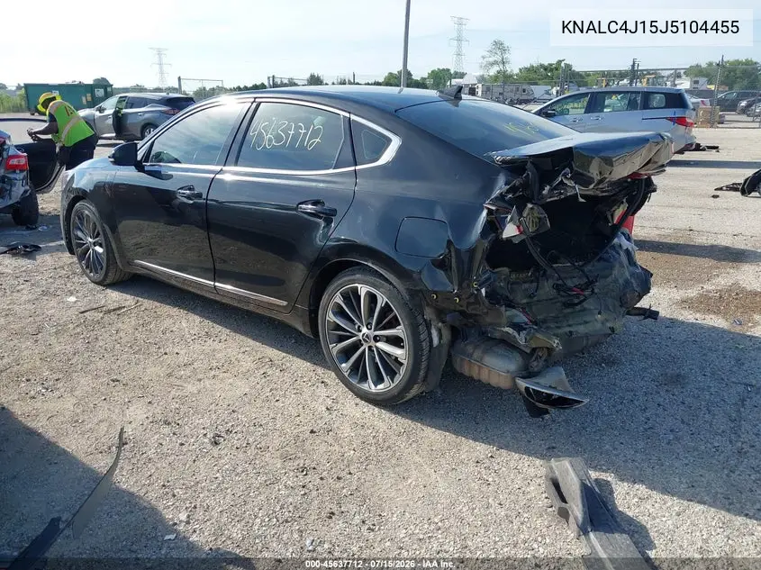 2018 Kia Cadenza Technology VIN: KNALC4J15J5104455 Lot: 45637712