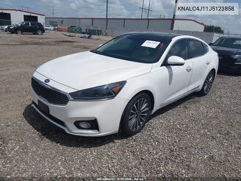 2018 Kia Cadenza Premium VIN: KNALC4J11J5123858 Lot: 45664101