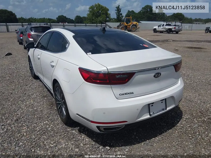 2018 Kia Cadenza Premium VIN: KNALC4J11J5123858 Lot: 45664101