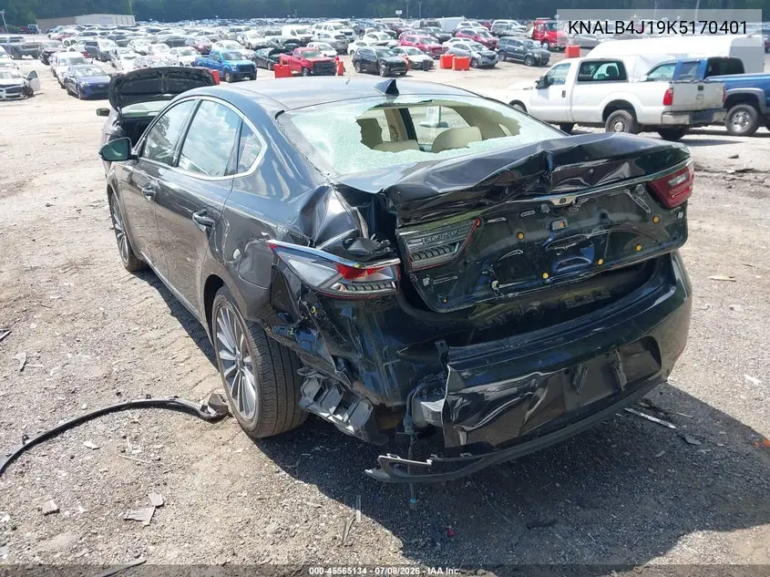 2019 Kia Cadenza Premium VIN: KNALB4J19K5170401 Lot: 45565134