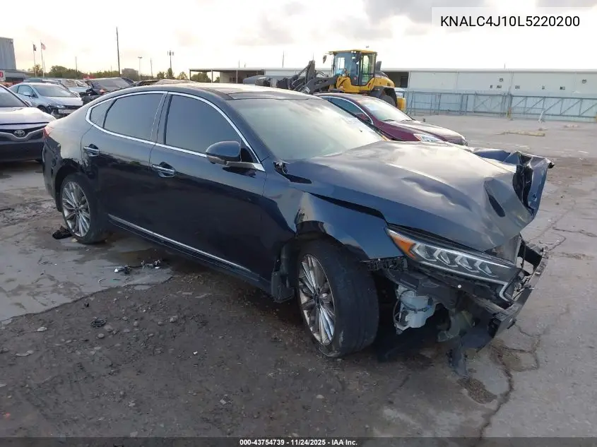2020 Kia Cadenza Limited VIN: KNALC4J10L5220200 Lot: 43754739