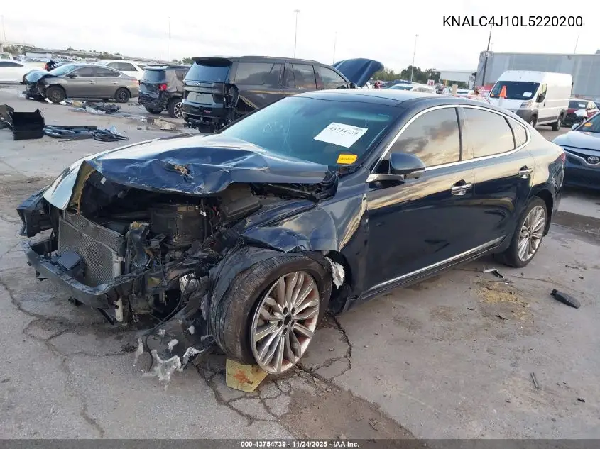 2020 Kia Cadenza Limited VIN: KNALC4J10L5220200 Lot: 43754739