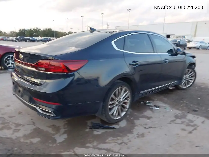 2020 Kia Cadenza Limited VIN: KNALC4J10L5220200 Lot: 43754739