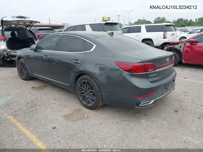 2020 Kia Cadenza Technology VIN: KNALC4J10L5234212 Lot: 44976542