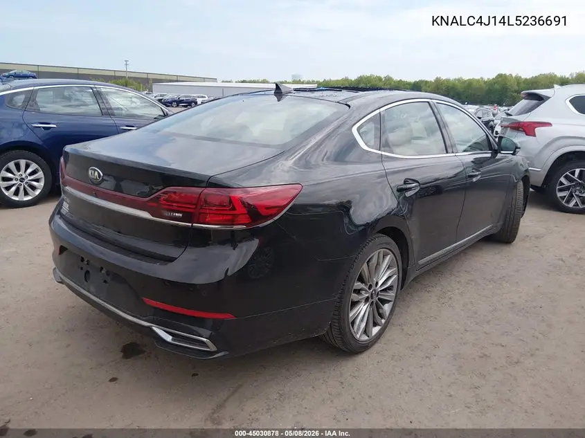 2020 Kia Cadenza Limited VIN: KNALC4J14L5236691 Lot: 45030878