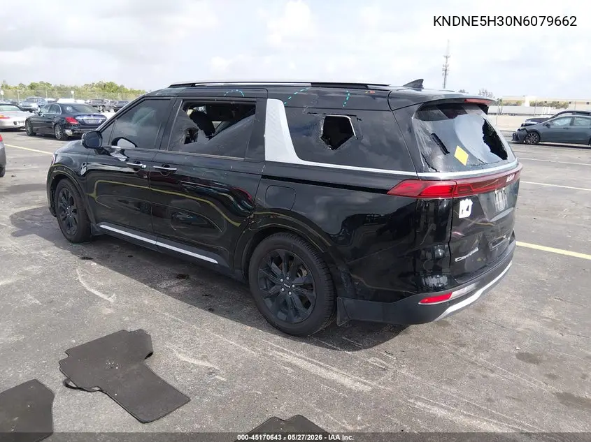 2022 Kia Carnival Mpv Sx Prestige VIN: KNDNE5H30N6079662 Lot: 45170643