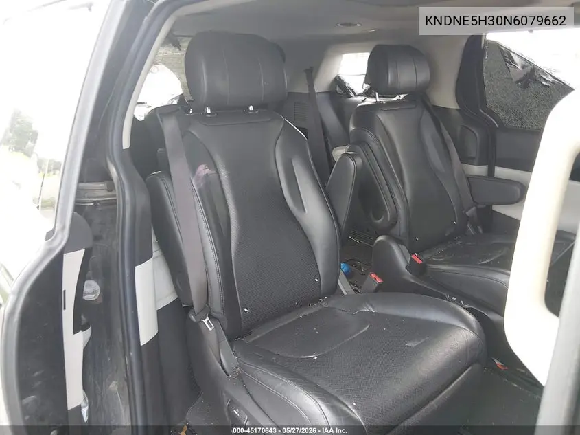 2022 Kia Carnival Mpv Sx Prestige VIN: KNDNE5H30N6079662 Lot: 45170643