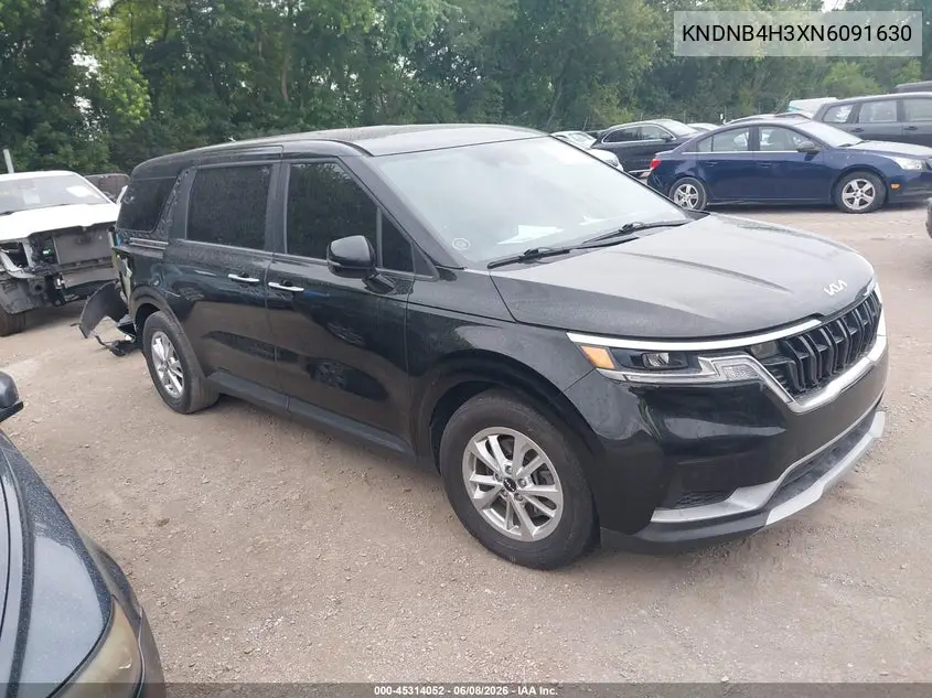 2022 Kia Carnival Mpv Lx Seat Package VIN: KNDNB4H3XN6091630 Lot: 45314052