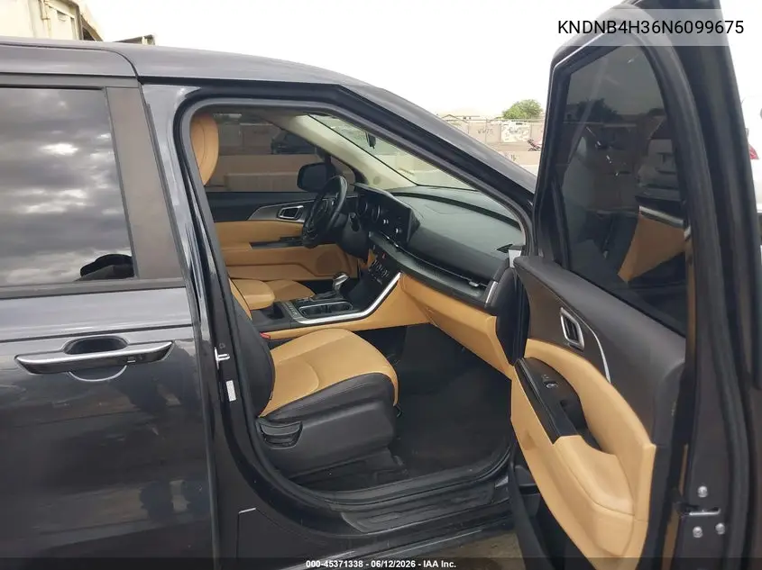 2022 Kia Carnival Mpv Lx Seat Package VIN: KNDNB4H36N6099675 Lot: 45371338