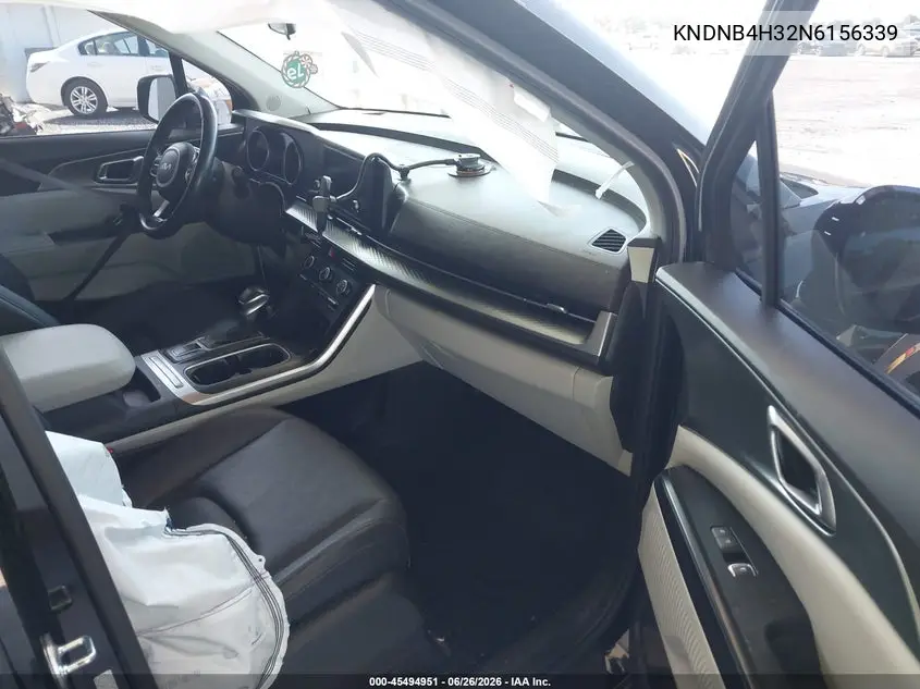 2022 Kia Carnival Mpv Lx Seat Package VIN: KNDNB4H32N6156339 Lot: 45494951