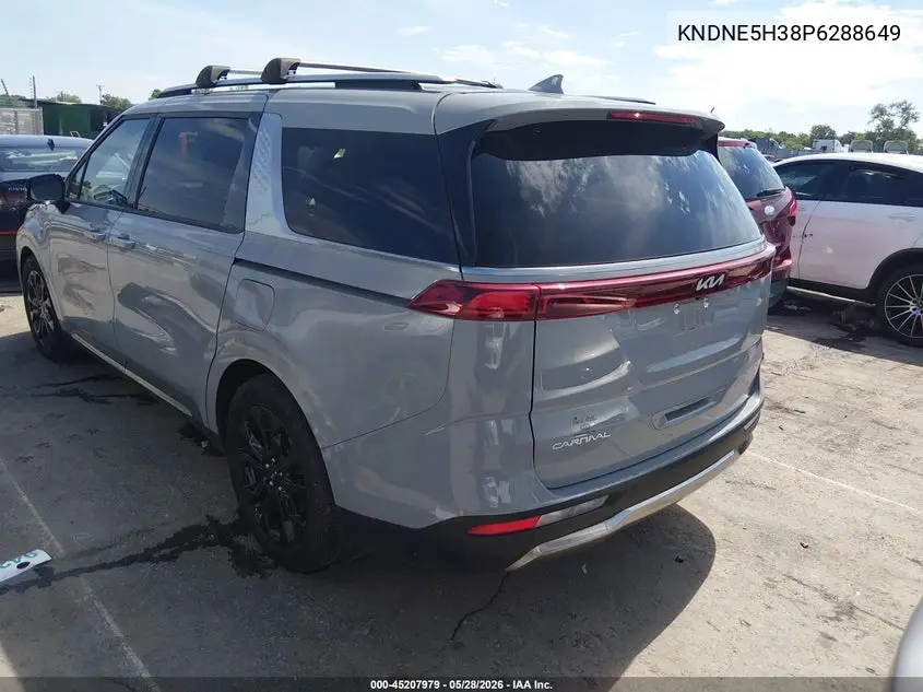 2023 Kia Carnival Mpv Sx Prestige VIN: KNDNE5H38P6288649 Lot: 45207979