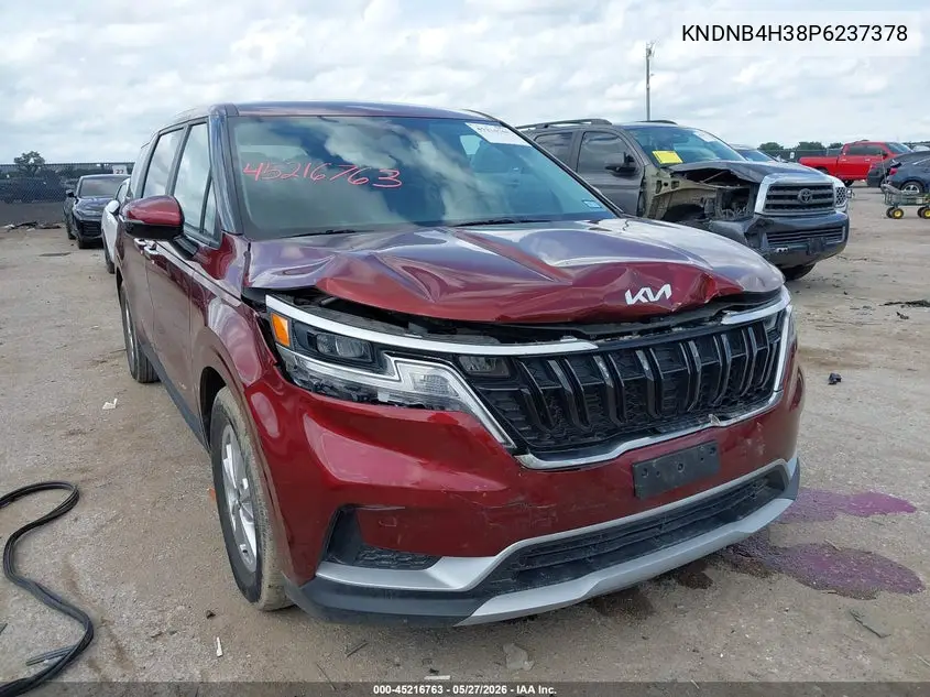2023 Kia Carnival Mpv Lx Seat Package VIN: KNDNB4H38P6237378 Lot: 45216763