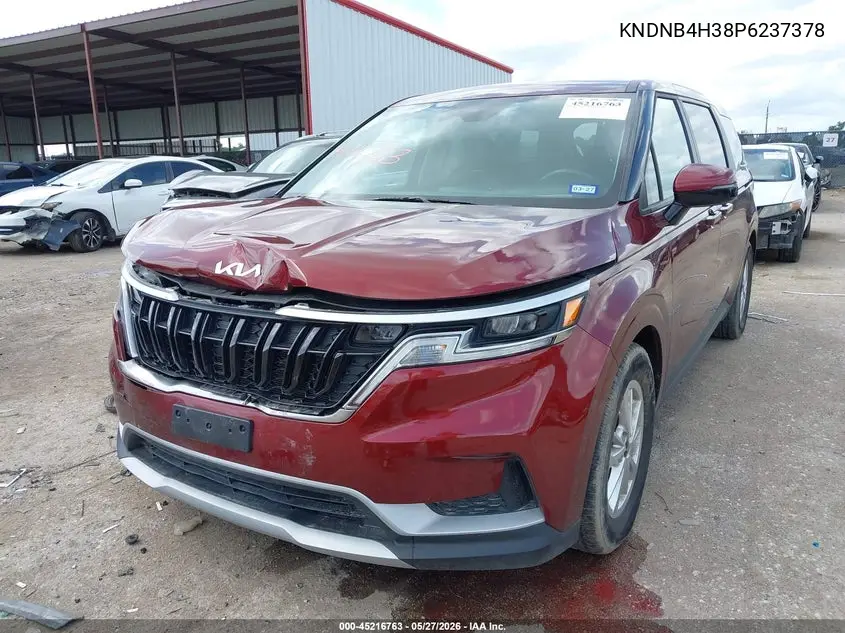 2023 Kia Carnival Mpv Lx Seat Package VIN: KNDNB4H38P6237378 Lot: 45216763