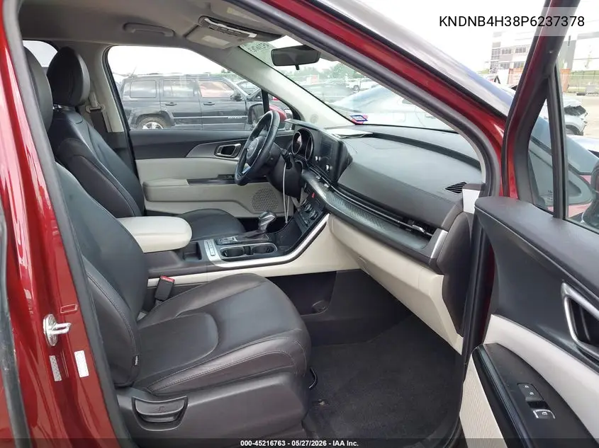 2023 Kia Carnival Mpv Lx Seat Package VIN: KNDNB4H38P6237378 Lot: 45216763