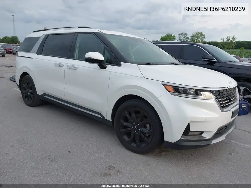 2023 Kia Carnival Mpv Sx Prestige VIN: KNDNE5H36P6210239 Lot: 45258984