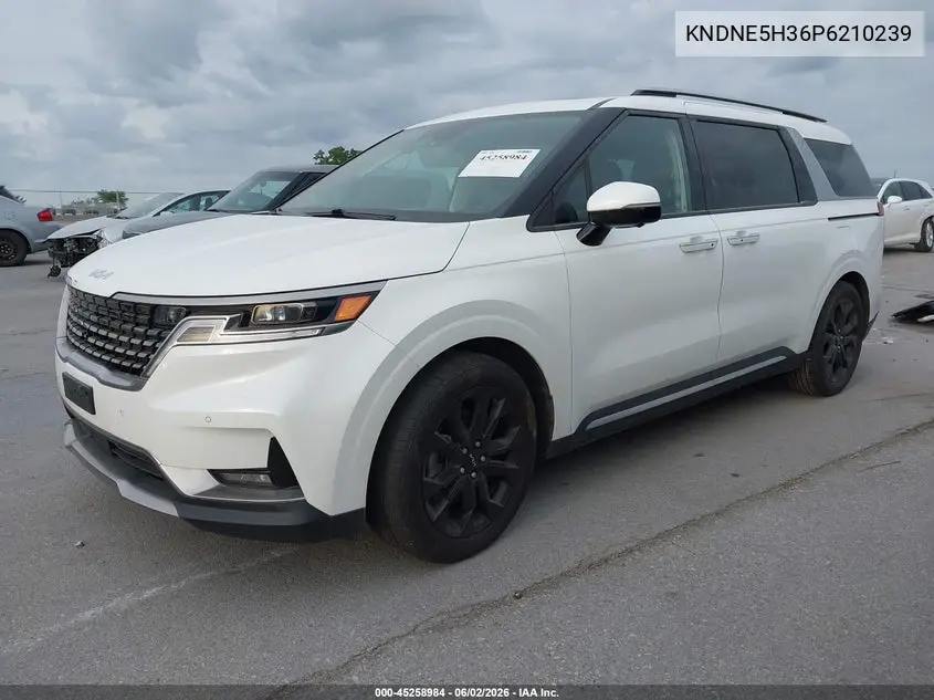 2023 Kia Carnival Mpv Sx Prestige VIN: KNDNE5H36P6210239 Lot: 45258984